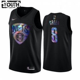 Dres Brooklyn Nets Jeff Green 8 Iridescent HWC Collection Swingman - Dječji